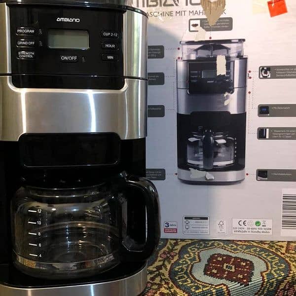 Ambiano imported Coffeemaker with Inbuilt grinder 1