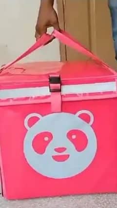 A brand new food panda bag is for sale