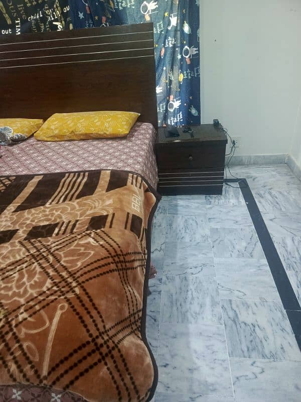 Double Bed With 2 Side Table And 8 Inch Size Spring Metress 2