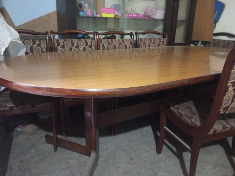 Wooden dinning table 10 seat for sale 2