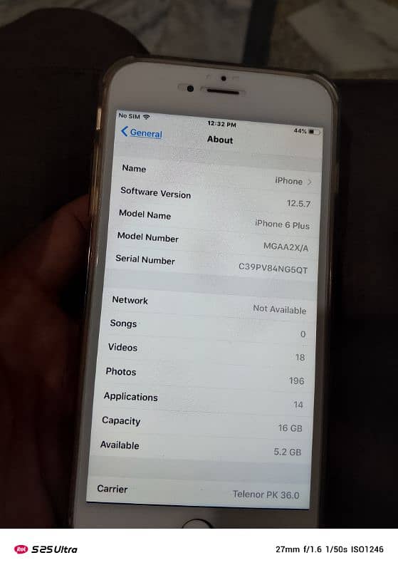 Iphone 6 Plus 16GB PTA Approved Finger not working condition 9/10 1