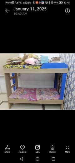 bunk bed for three kids @ 50 % off price