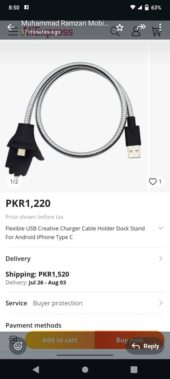 metal condition data cable usb type -C 4