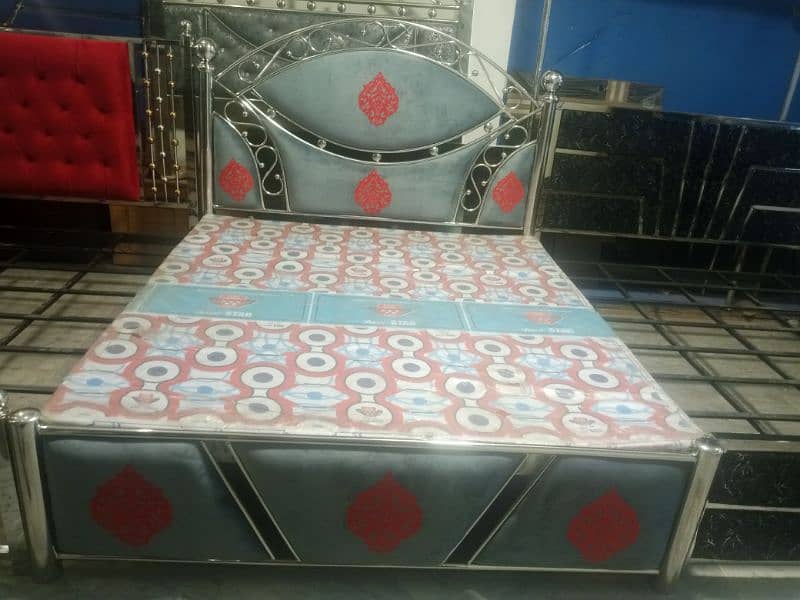 steel bed, stainless steel master bed 1