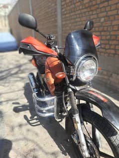 yamaha ybr g 2024 model matt orange color travel bike