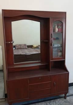 dressing table and showcase