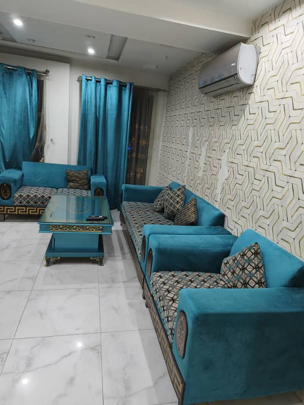 1 Bedroom VIP Full furnish flat per day available in Bahria town Lahore 10