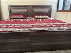 2 single bed with mattress + dressing