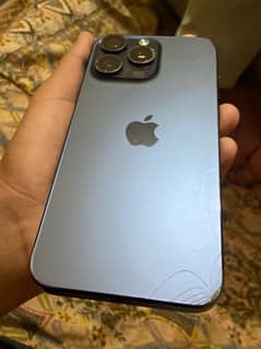 IPhone 15 pro max in blue titanium with box