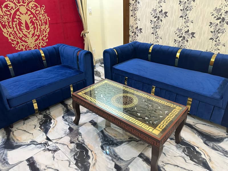 5 seater sofa set perfect condition 1