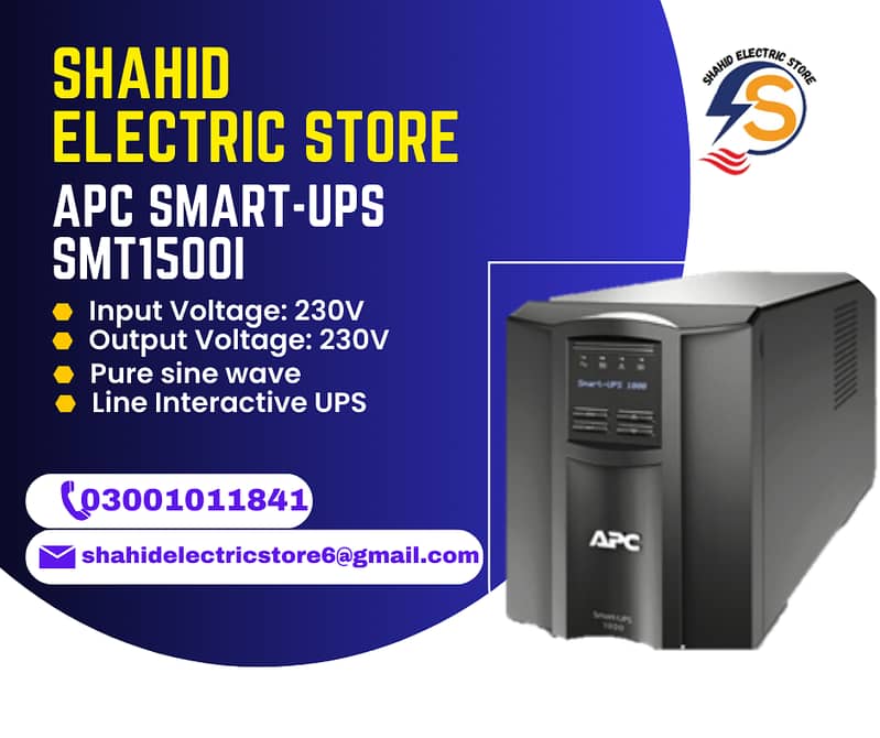 APC UPS WITH BATTERY FOR CCTV,GAME,PC , WI-FI AND OTHERS 2