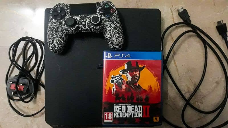 PS4 SLIM 1 TB STORAGE | RED DEAD REDEMPTION 2 1