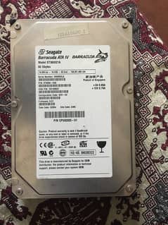 hard disk for sell 80 Gbytes