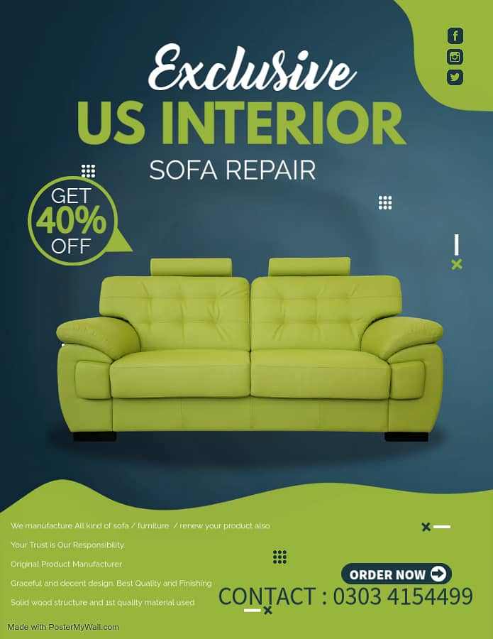 Sofa / Sofa Repair / Sofa Making / Furniture Polish / Fabric Change 0