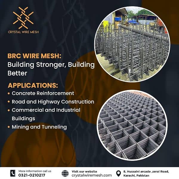 SS Mesh manufacturer, BRC Mesh, Hesco Bags, Electric fence, Chain link 5