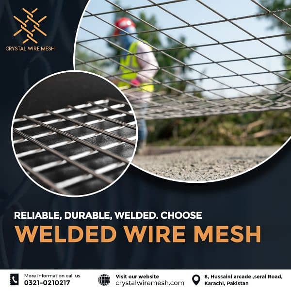 SS Mesh manufacturer, BRC Mesh, Hesco Bags, Electric fence, Chain link 7