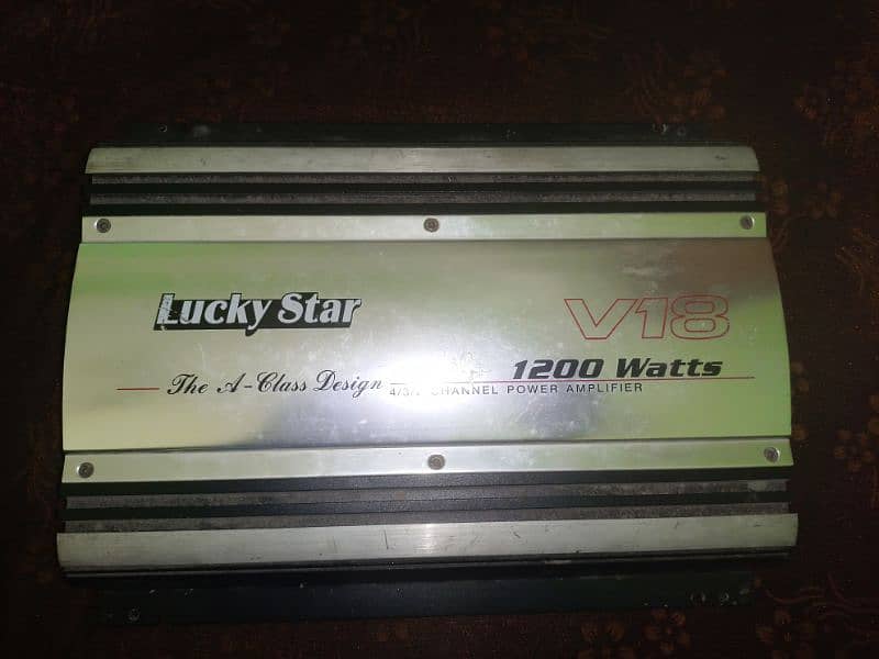 Lucky Star 1200 watts 4 Channel amplifire 0