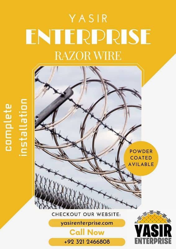 Best Chain link & Crimped mesh in Pakistan, Razor wire , Welded mesh 1