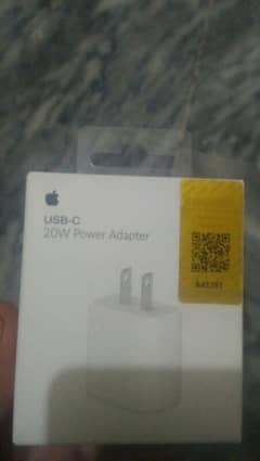 iPhone 20w power adapter