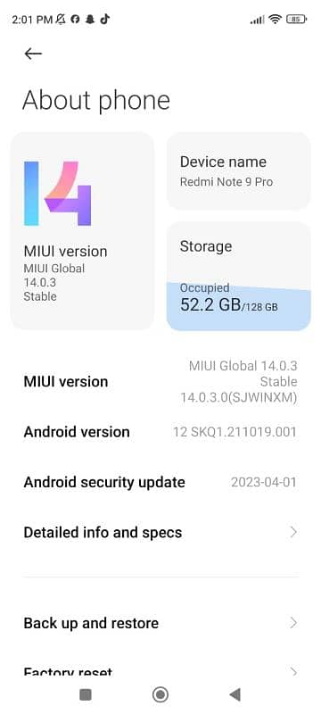 redmi note 9pro 6/128 only phone 5