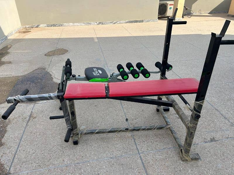 Bench press and Six Pack fitness equipment 2