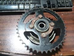 70 rear sprocket garari with garari hub