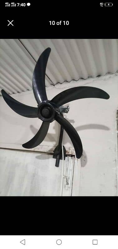 12 volt dc motor Fan for Battery and Solar 2