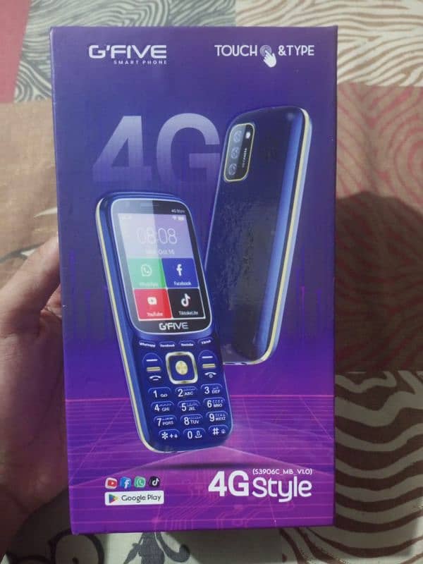 Gfive4g styel open box phone touch and type 7