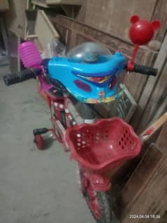 Kids Tricycle Double Seat