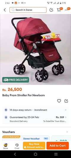 brand new pram for sale