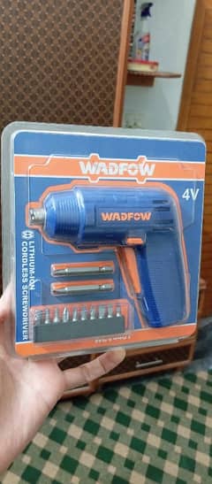 Wadfow 4v Cordless Screwdriver Lithium Drill Machine Screw Driver