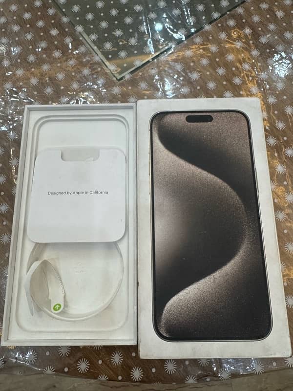 iPhone 15 Pro Max - Natural Titanium with Box 5