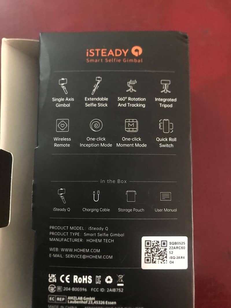 Hohem ISteady Q Smartphone Gimbal Color Black 4