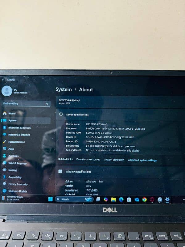 Dell vostro 5391  i7 10th gen 2