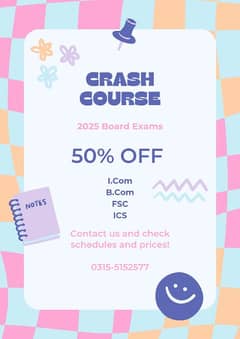 2025 Board Exams Crash Course