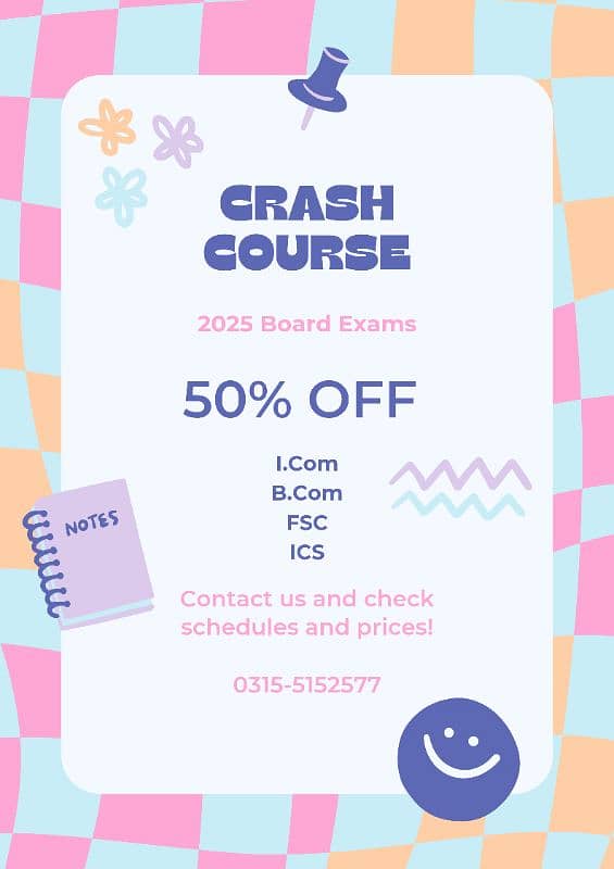 2025 Board Exams Crash Course 0