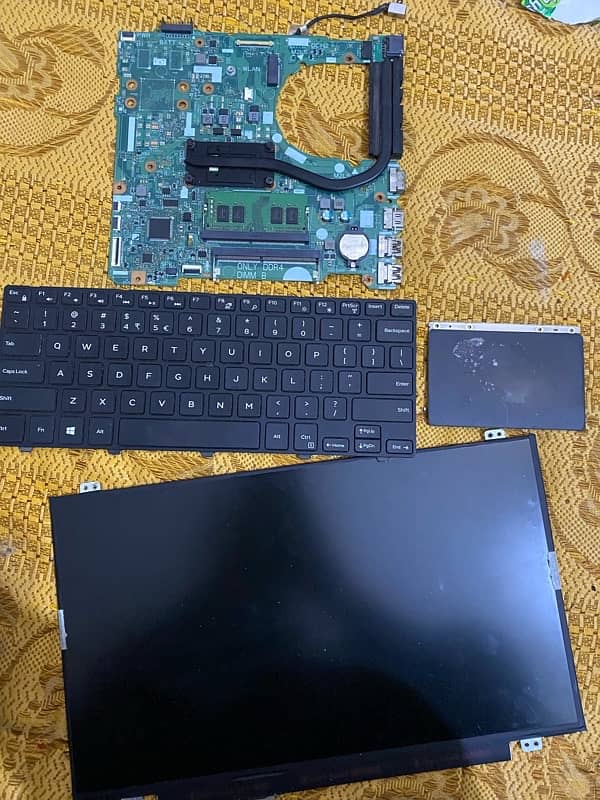 DeLL vostro 3468 motherboard, screen, keyboard, and mouse pad for sale 0