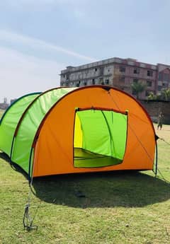 Camp / Tunnel Tent / Sleeping bag / Air Matress / Hiking Stick / Tent