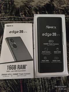 Sparx edge 20 pro 16/256 11 month warranty