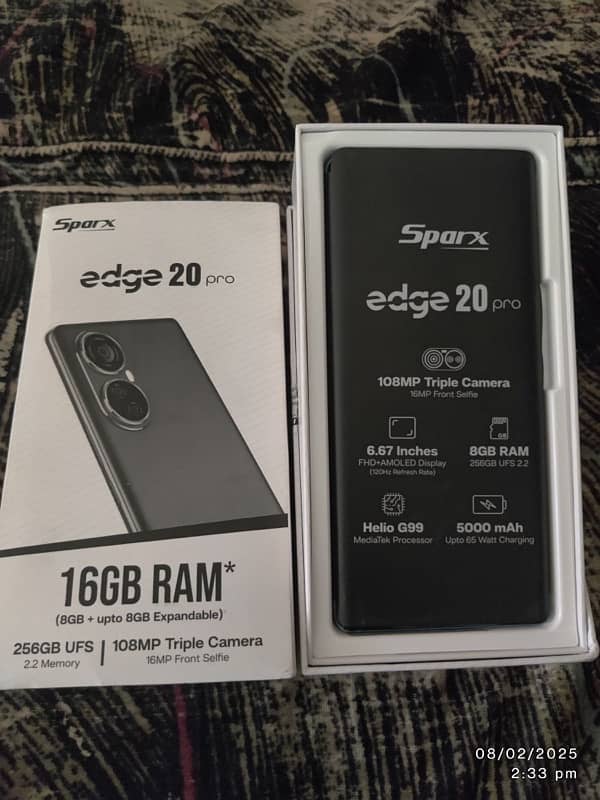 Sparx edge 20 pro 16/256 11 month warranty 0