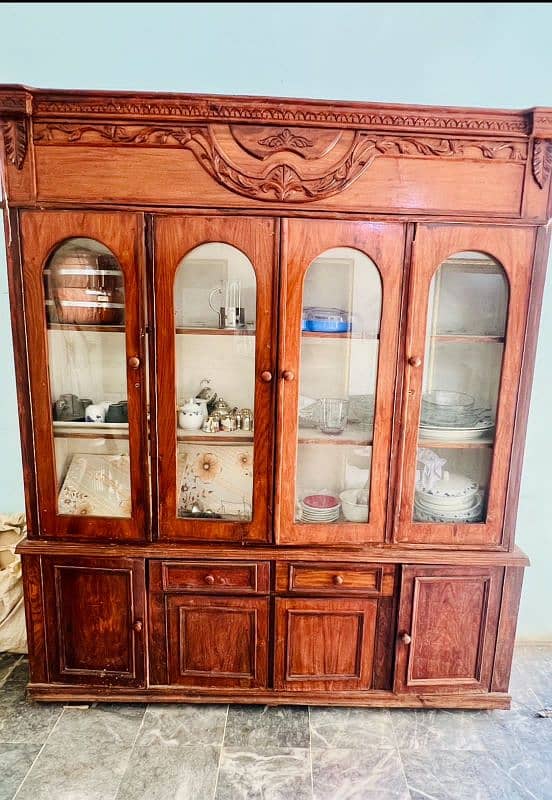 Solid wood dressing table and wardrobe for sale 2