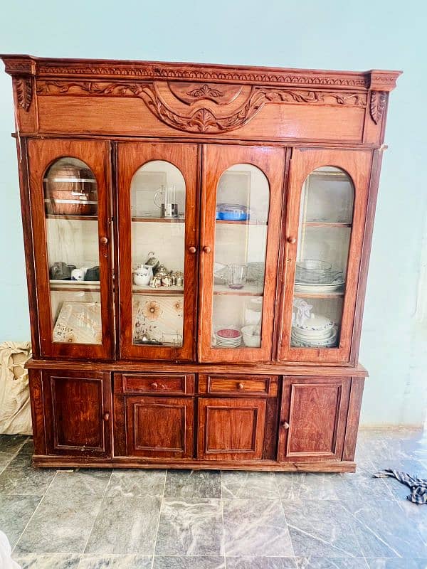 Solid wood dressing table and wardrobe for sale 4