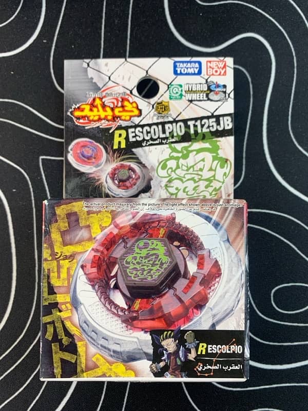 100% Authentic Rock Scorpio Takara Tomy Beyblade Metal Fusion 0