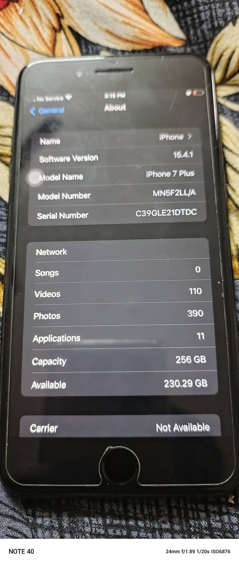 Apple iPhone 7 Plus 256gb 2