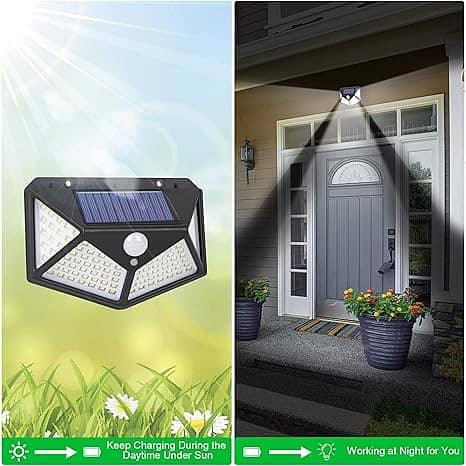 Solar Interaction Wall Lamp | Outdoor Motion Sensor Solar Ligh 8