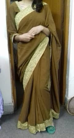 Stitched saree