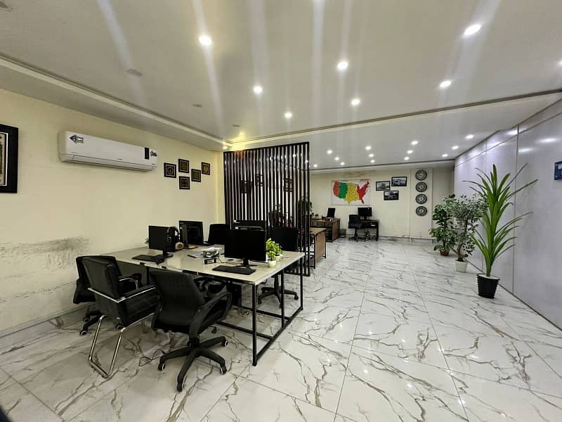 5 Malra Luxury Furnished Office For Rent Available In Bahria Town Lahore 1