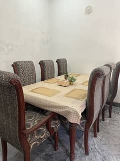 Dinning table 8 chairs