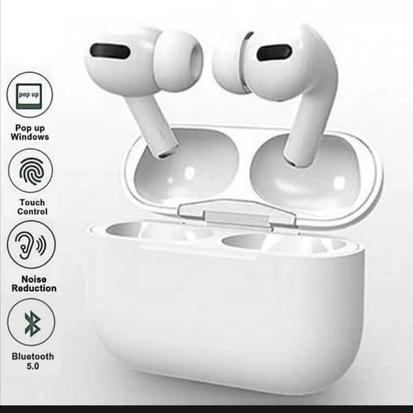 Wireless noise cancelling earbuds with smart touch 2