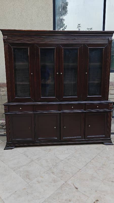 Wooden Crockery Cabinet 0